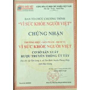 Giấy tờ - chứng nhận đạt được